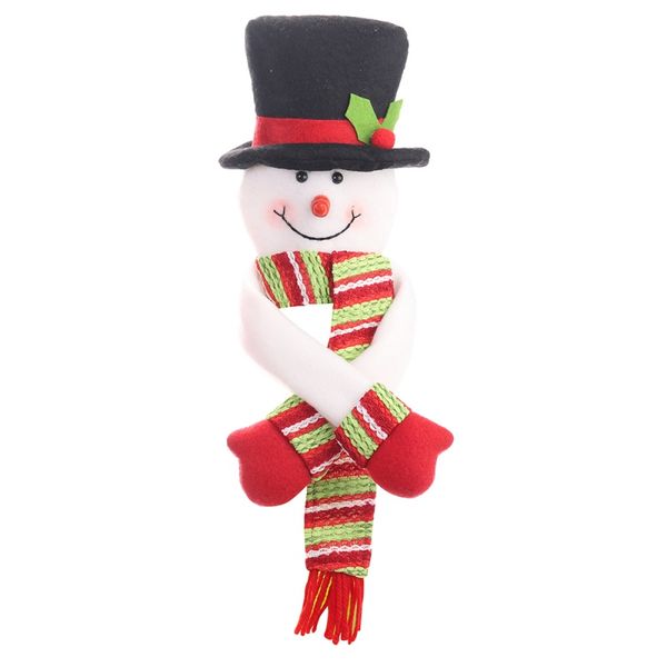 

2019 new arrival wine bottle cap cute hug christmas tree hat table decoration snowman / santa