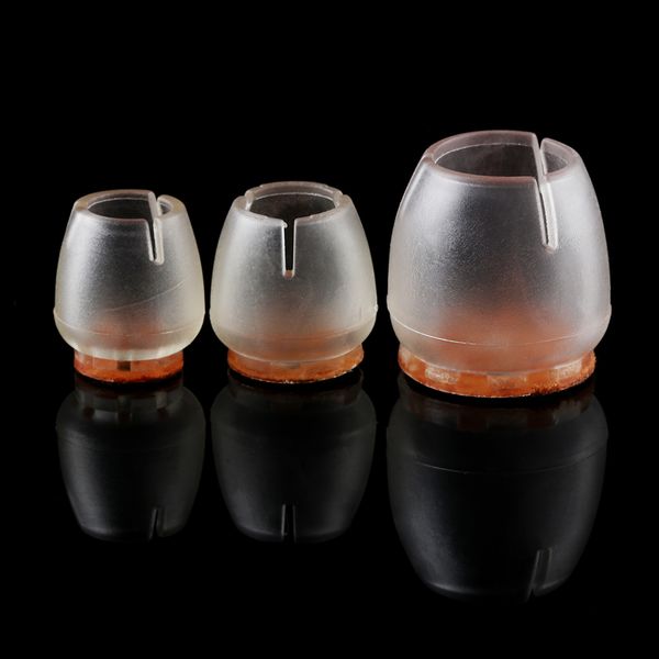 

8pcs silicone chair leg caps feet pads furniture table covers socks floor protectors round bottom non-slip cups
