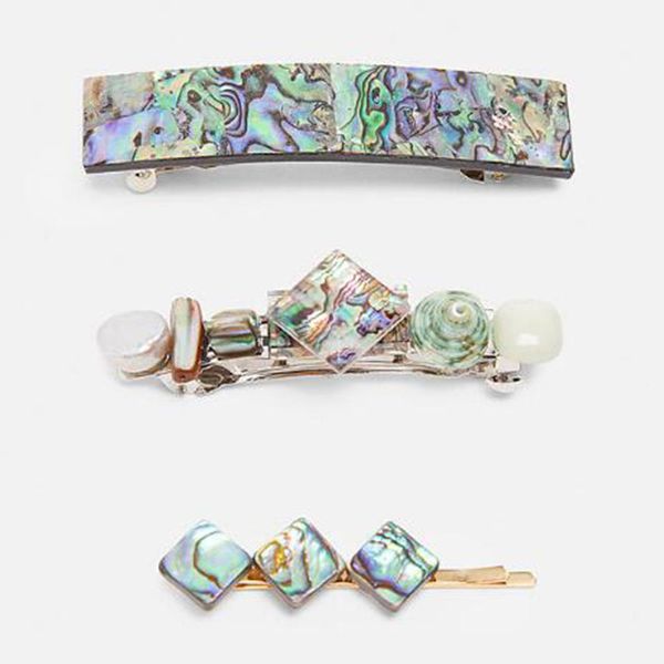 

2019 ювелирных изделий нового модного za shell заколка для волос для женщин brand design волос клипы shell имитация жемчуг для волос заколка, Black