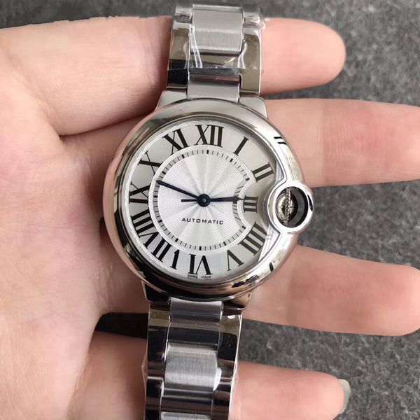 

Luxury Fashion W6920071 автоматические механические женские белые часы из нержавеющей стал