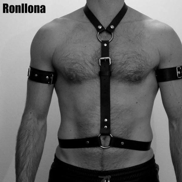 

chest bondage leather harness shoulder belt bust cage body strap adjustable erotic flirting cosplay couple pole dance rave night, Black;brown