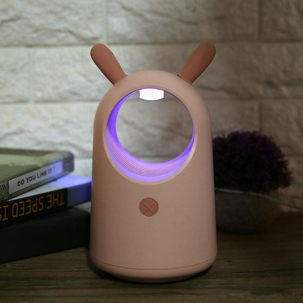 

silent dc fan indoor usb mosquito killer home practical led light socket electric bug insect zapper killer trap catcher lamp