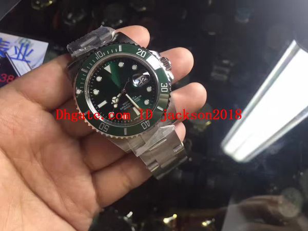 

V7 Version N00b 2813 Movement Watch Green Ceramic Bezel Sapphire Glass 40mm 116610 116610LV With New Style Original Box Mens Watches