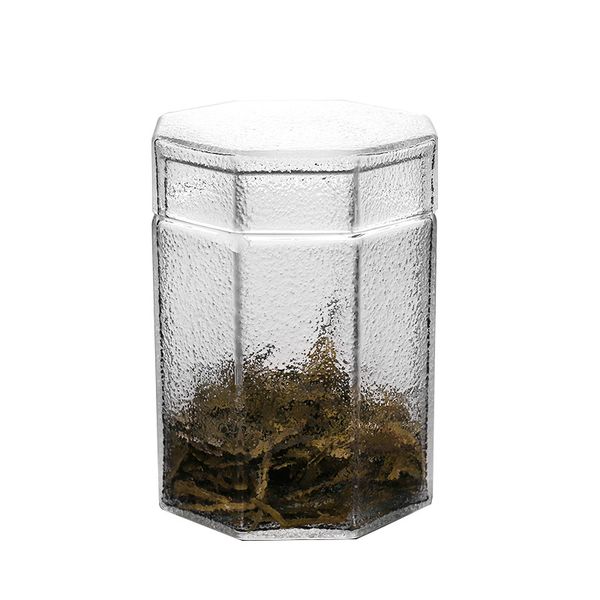 

storage bottles & jars japanese hammer glass household tank container kitchen