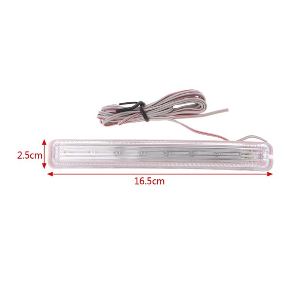 

1 pair 12v car auto 9 amber led side door mirror soft turn signal light universal