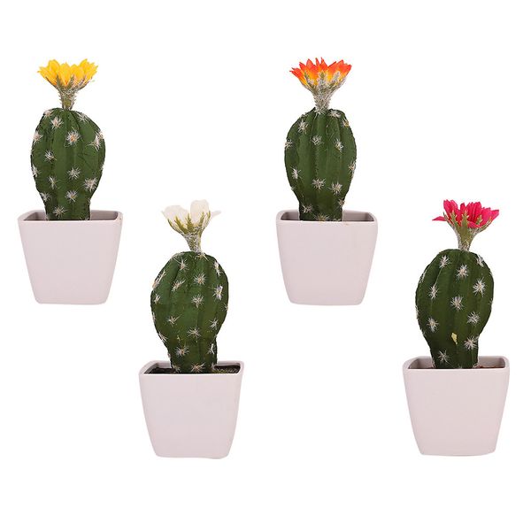 

dropshipping simulated potted cactus artificial green plant potted flower art home decor