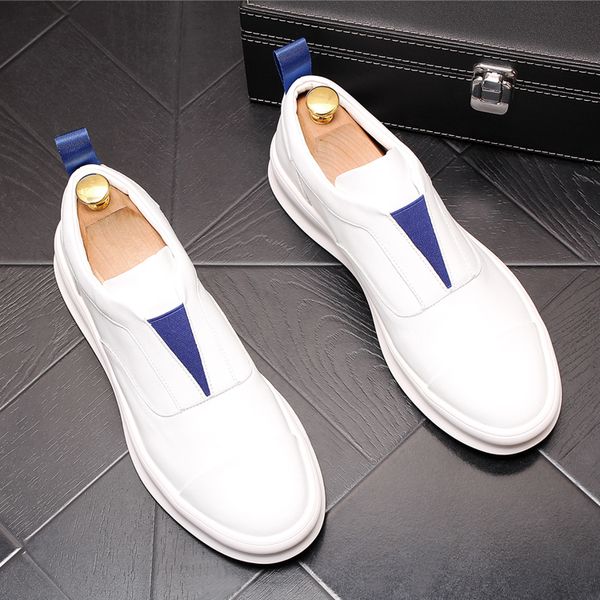 

2020 high sneakers tenis shoes man cool street leather hasp design walk shoes mesh casual zapatillas hombre, Black
