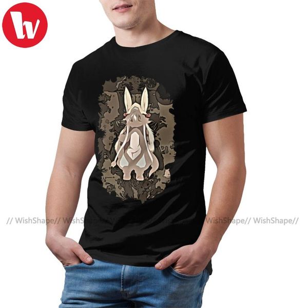 

made in abyss t shirt made in abyss t-shirt summer short sleeve tee shirt graphic awesome plus size man tshirt, White;black
