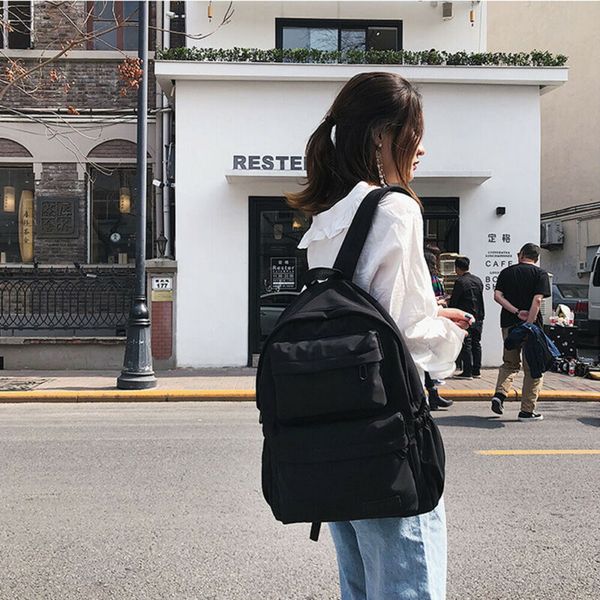 

women backpack girls school bags oxford cloth multi-pockets rucksack purse travel backpack /by