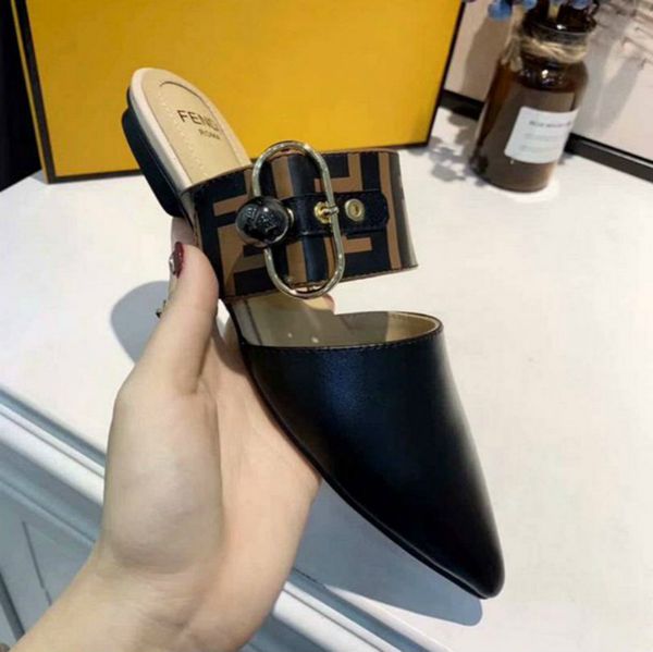 

women's high heels european station new high-quality leather shoes 35-40 casual shoes factory direct sales ing, Black