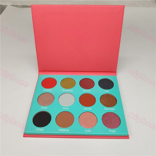 

Egypt women 12 color aharan eye hadow palette matte himmer pigmented nude eye hadow palette epacket 1pc