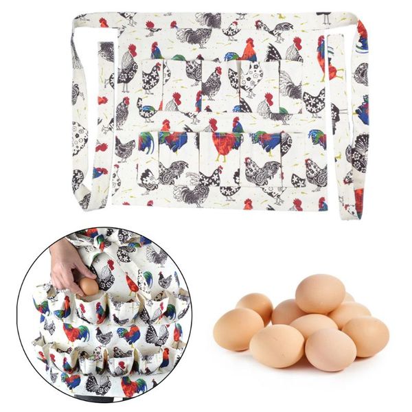 

multi-pocket eggs harvest working aprons goose eggs collection aprons pet farm products supplies