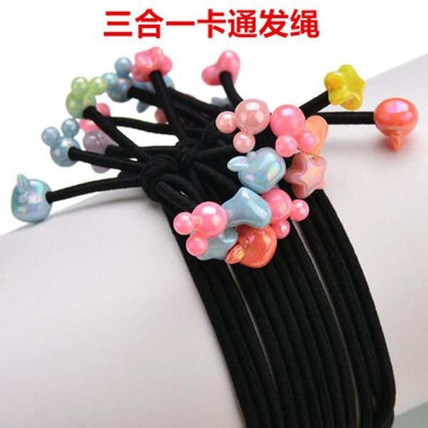 

полосы capsicum красный elastic волос для маленьких детей резинка для волос группа ассорти цветов ребёнки kids capelli rossi bobbles sweet07