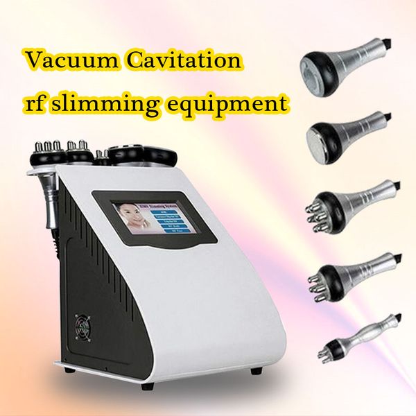 

seller 5in1 ultrasonic liposuction 40k cavitation radio frequency beauty equipment vacuum bipolor rf machine slimming