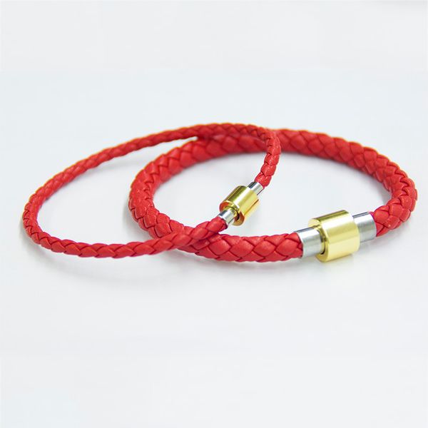

boutique sheepskin does not fade weaving leather rope handmade diy bracelet accessories couples accessories manufactur, Silver