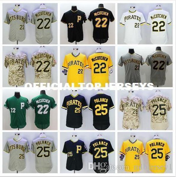 

mens 22 mccutchen 25 gregorys polanco jerseys color gray white black camo yellow size:m-xxxl, Black;blue