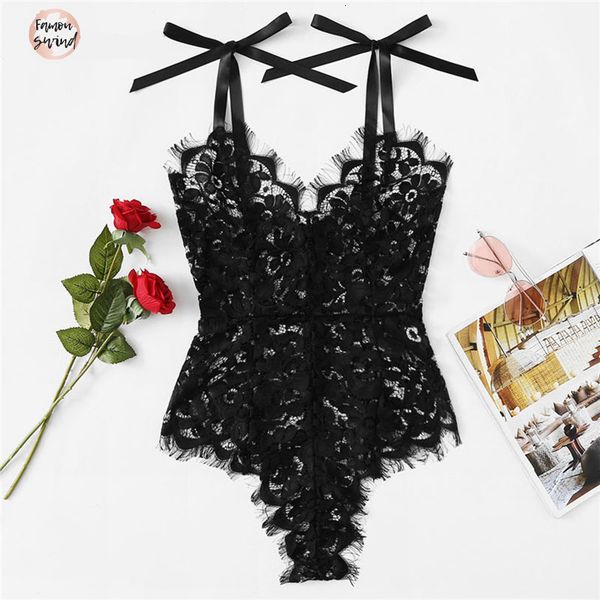 

черный комбинезон solid sexy кружева тедди лето новый v neck bodysuit женщины одежда худые девушки sexy lace bodysuit, Black;white