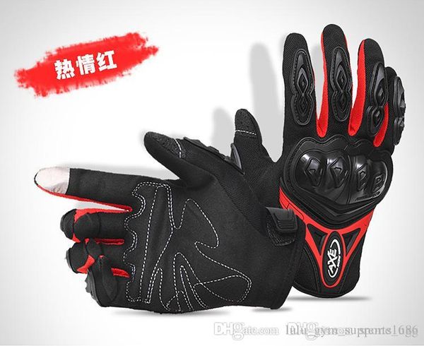 

revit racing touchscreen waterproof gloves motorcycle atv downhill cycling riding genuine leather gloves outdoor sports mountain bike gloves, Black