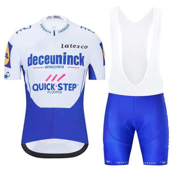 

quick step deceuninck 2020 pro team cycling jersey suit shirts bike set mtb ciclismo ropa jacket bib shorts maillot bicycle kit, Black;blue