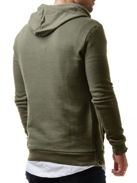 

sweatshirts zipper male hole fashion loose apparel hoodies casual mens pullover men designer sweatshirt with autumn cicbq, Black