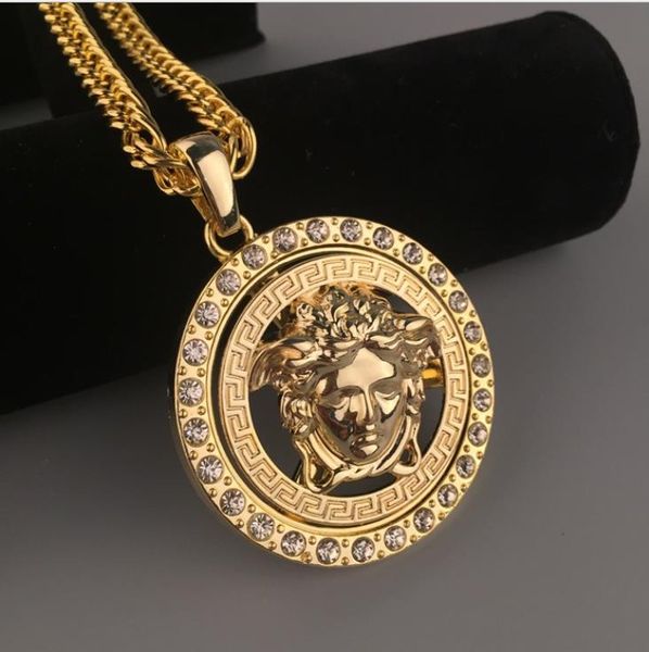 

Клуб бренд Высочайшее Качество бренд дизайнер головы Ожерелья Для Мужчин 2019 Горя