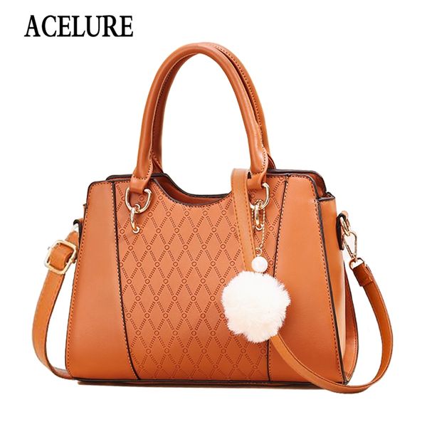 

acelure women hairball ornaments totes handbag party purse ladies messenger crossbody shoulder bags women handbags