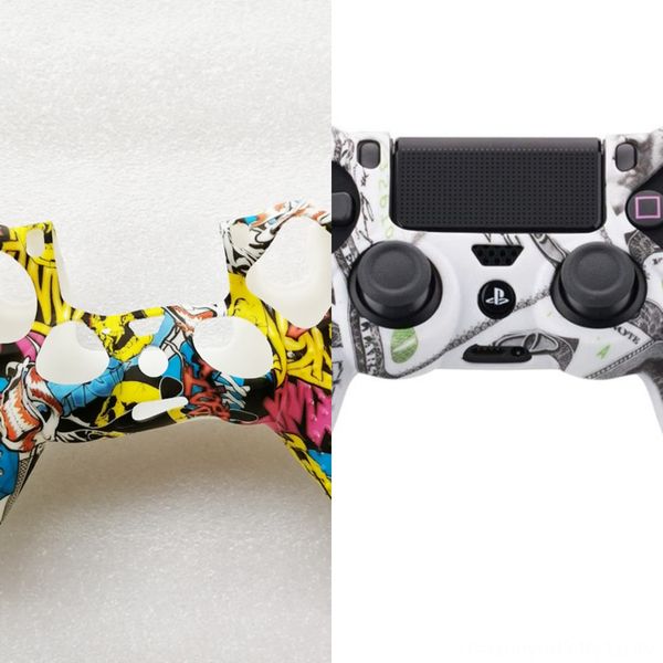 

a1tio blood soft touch housing grip shell case for ps4 pro ps4 slim remote controller jdm-040 jdm-050 jdm-055