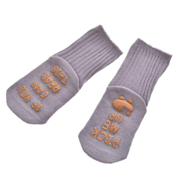 

2020 toddler newborn baby socks casual letter pattern cotton warm soft floor sock infant baby boys girls socks, Pink;yellow