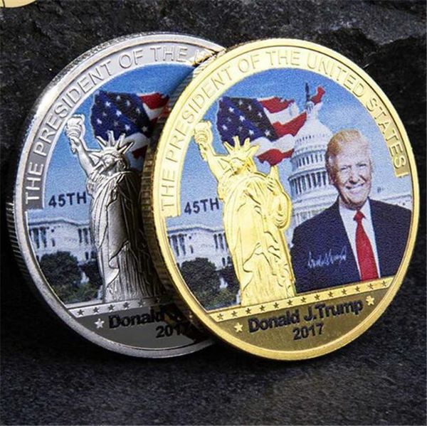 

2017 donald trump 45th president us commemorative coin make american great again