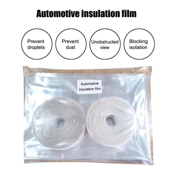 

car taxi isolation film anti-fog dust anti-droplet full surround protective cover front and rear pvc film for car cockpit