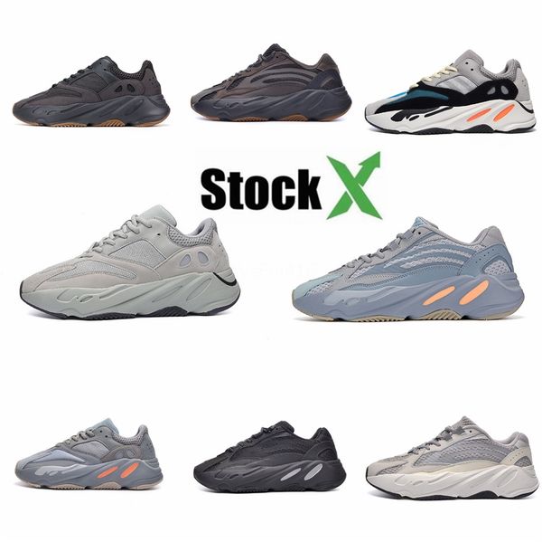 

новая 700 wave runner сиреневой инерция мужской обуви kanye west дизайнерская обувь мужчины женщина 700 v2 статических спортивный seankers р