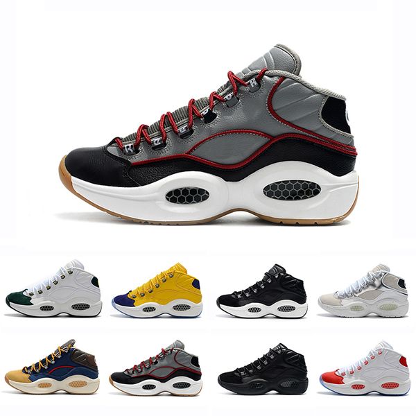 

designer shoes allen iverson question mid q1 basketball shoes answer 1s zoom mens athletic luxury elite sports sneakers eu40-46