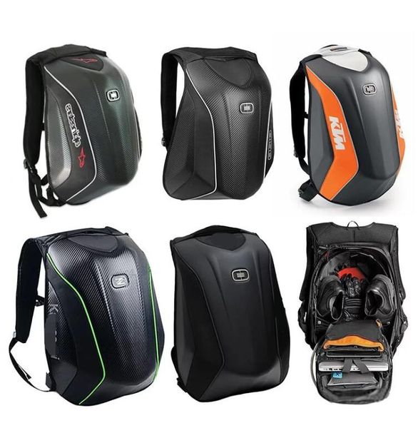 

ogio motorcycle riding backpack shoulder knight locomotive backpack male ktm hard shell bag helmet bag carbon fiber waterproof