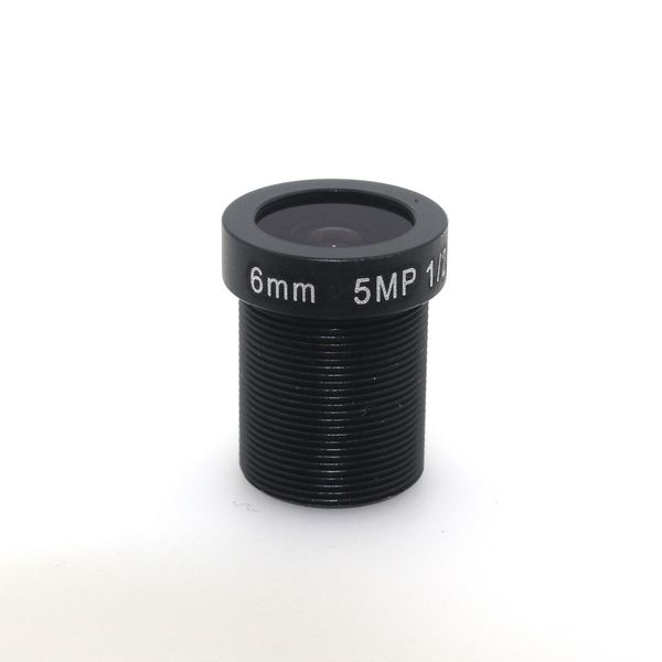 1 / 2.5 HD 5MP 6mm Sabit Iris M12 MTV IR Kurulu CCTV Lens Güvenlik IP Kamera için 70 derece Görünüm