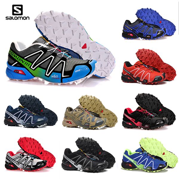 

Discount Salomon Speed Cross 3 CS Mens Womens Running Shoes Outdoor Designer Shoes Black Green Red Blue Trainer Mens Sports Sneakers 40-46
