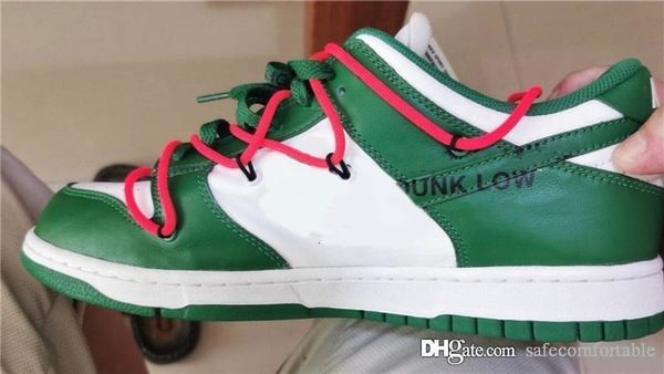 

2019 authentic white x futura x sb dunk low 19off white pine green unc blue casual skateboard shoes men sports sneakers with original box