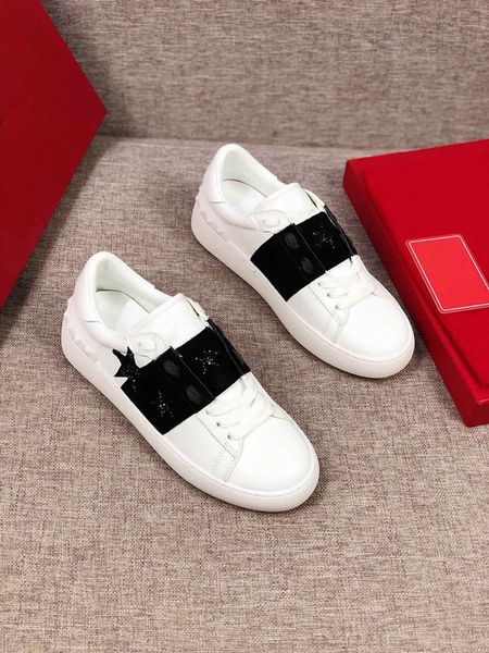 

casual shoes men women leather lace up comfort pretty chaussure trainers daily lifestyle skateboarding shoe 34-45, Red;white