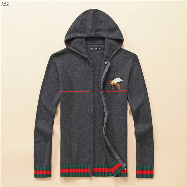 

fashion sweatshirt casual men's and women's couples street sweater designers zipper hoodie luxury jacket 01, White;black