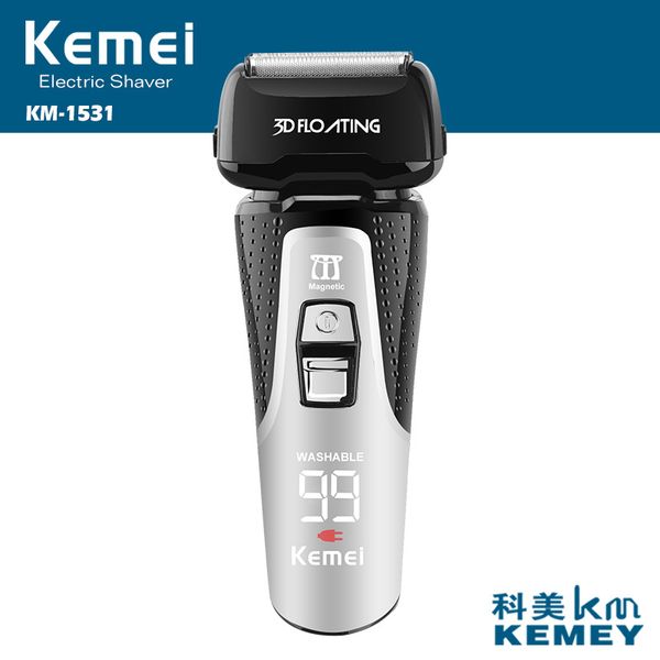 

strong power electric shaver ipx7 waterproof beard trimmer fast charging shaving machine efficient men electric razor 35