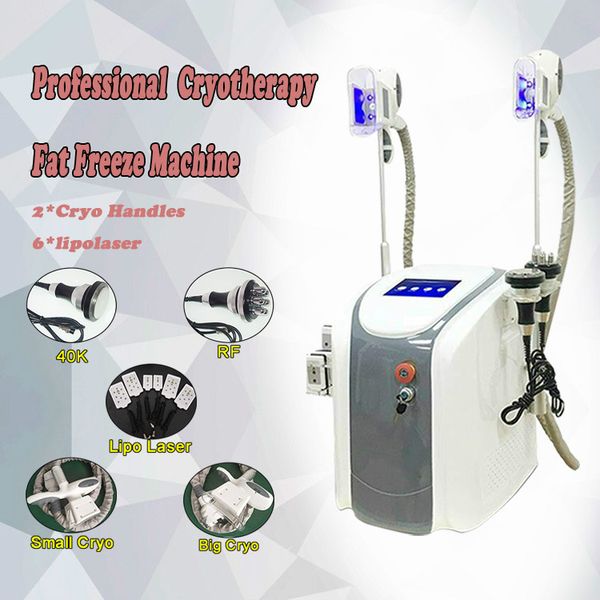 

new most popular fat removal slimming machine liposuction cavitation rf cryo vacuum fat ing lipo laser slimming machine 2 handles