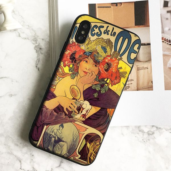 

fundas luxury deco cafe phone case for iphone 11 pro xs max xr 8 7 6s plus 5 se case soft black tpu silicone cover.