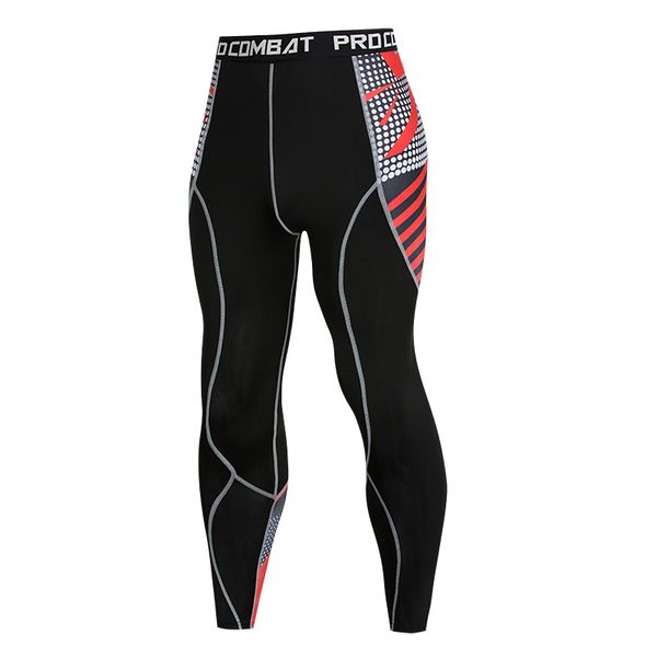 Best Selling Calças Casuais Homens Compressão da Marca Compressão Apertada Leggings Moda Masculina Stretch Fitness Calças Crossfit