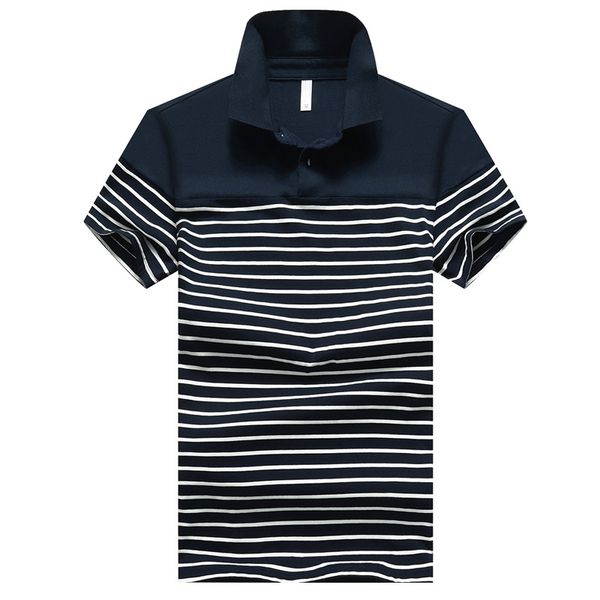 

striped polos shirts men casual short sleeve shirts cotton 2019 spring contrast color polos for male breathable hn25, White;black