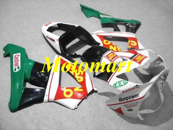 Kit carena stampo iniezione per HONDA CBR900RR 929 00 01 CBR 900RR 2000 2001 ABS Set carene verde bianco nero + regali HD04