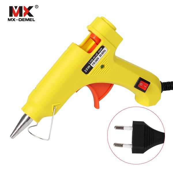 

20w melt glue gun diy home high temperature glue gun with eu plug thermo electric heat temperature tool power tools