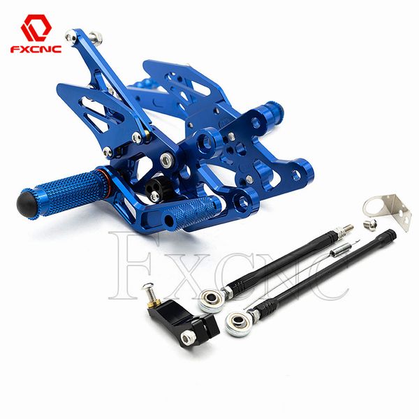 

cnc aluminum rearset footrest rear set for yamaha fz1 2006-2016 adjustable footpegs foot peg pedal fz1 2007 2008 2009 2010 2011