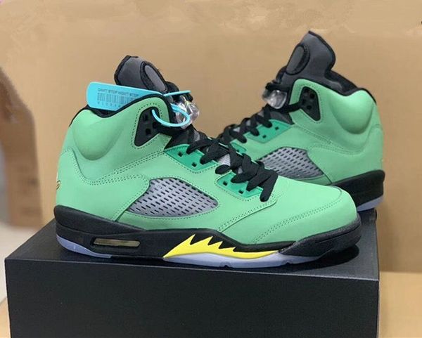 

wholesale new 5 v og oregon ducks men women basketball shoes 5s women sports shoes sneakers trainers size 36-47