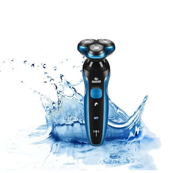 

facial wet/dry shaver for men electric shaver razor rechargeable body waterproof beard cleaning shaving machine f35