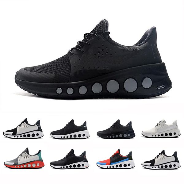

new arrival react cruzrmax mens running shoes black white element luxury designer brand athletic trainer sports for men sneakers 40-45
