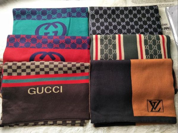 

louιs vuιtton шарф зимний роскошный шарф кашемир платок классический плед печати бренд платок, мода толстый шерстяной платок женщин shawl30x, Blue;gray